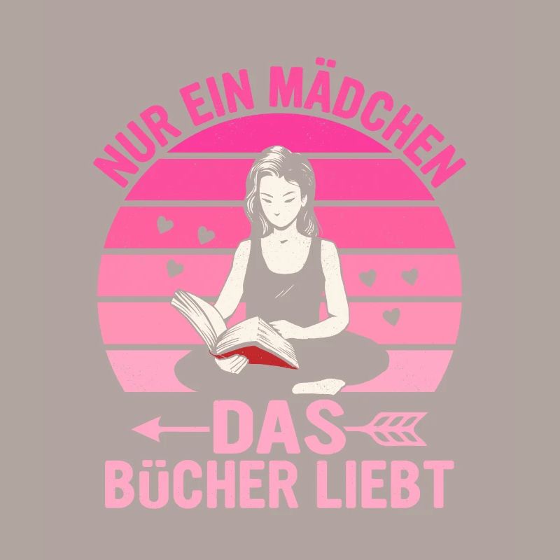 Nur ein Mädchen, das Bücher liebt Buch Lesen