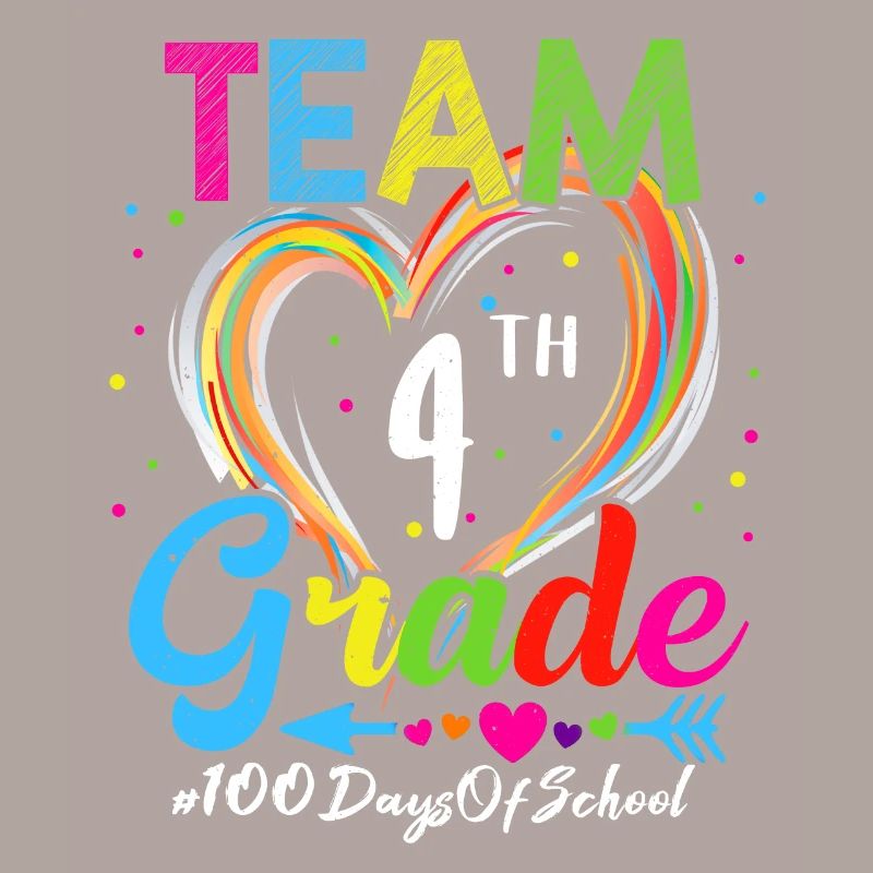 Équipe de 100e jour Escouade de 4e année 100 jours d’école