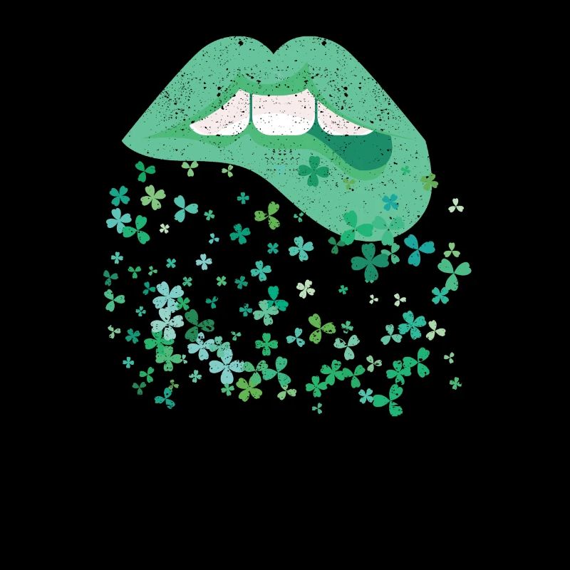Lips Sexy Green Cool Irish Clover St Patricks