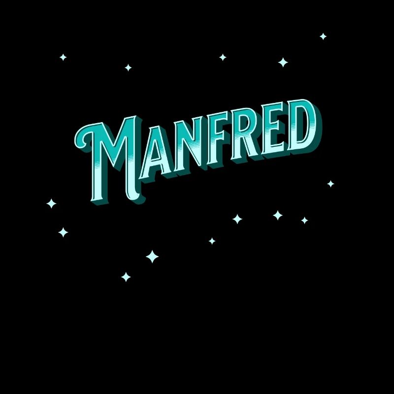 Manfred Namen personalisiert