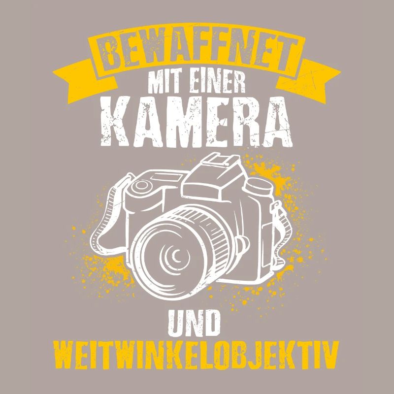 Bewaffnet mit einer KAMERA und WEITWINKELOBJEKTIV