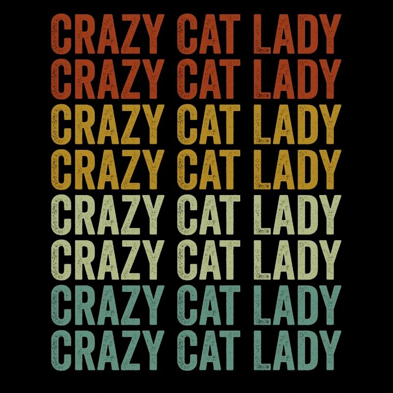 Crazy Cat Lady Lila Katzen