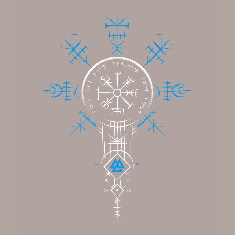 Celtic Vikinger Vegvisir compas Vikings