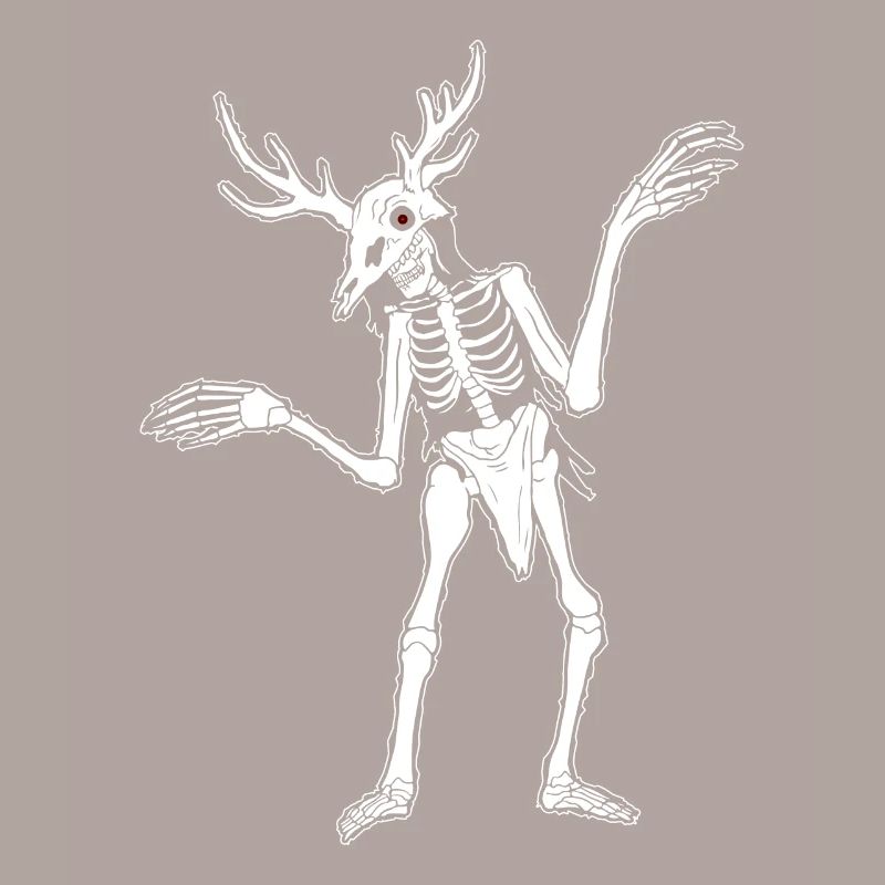 Cryptidcore Esthétique Squelette Wendigo