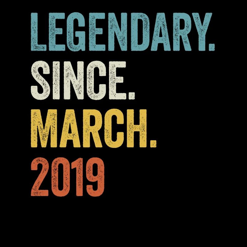 4 Years Legendary Since March 2019 4th Birthday