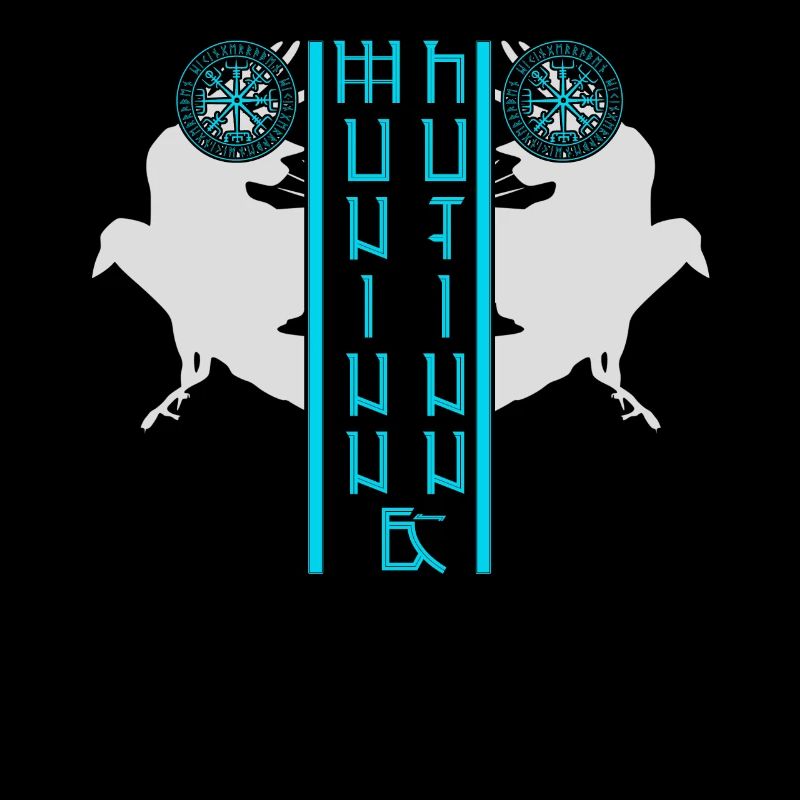 Vegvisir Raben Valhalla Wikinger