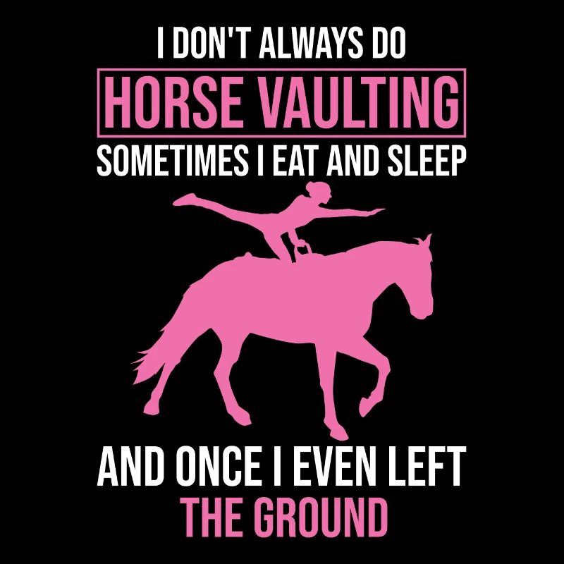 Fun vaulting on the horse