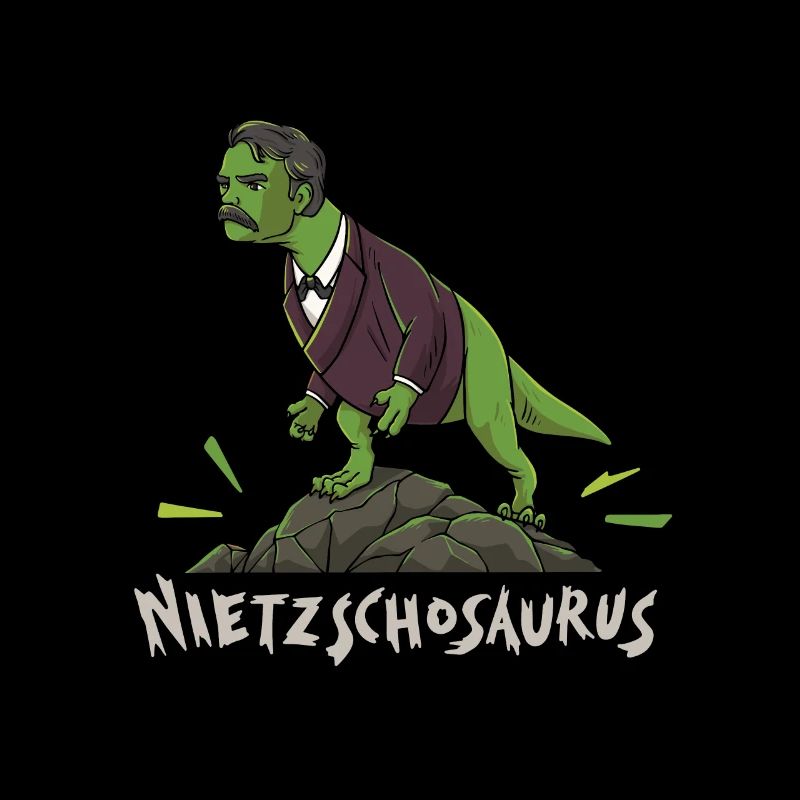 Nietzsche T-Rex Dinosaur Design pour un