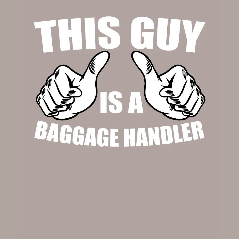 Funny baggage handler costume