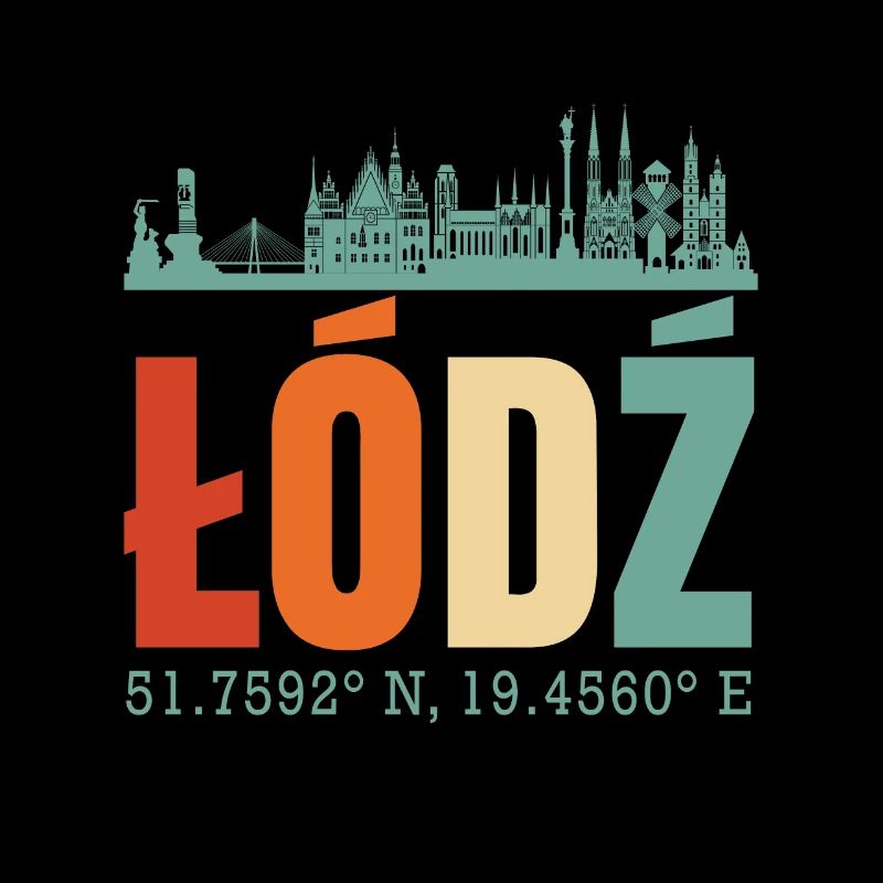 Poland Lodz Skyline