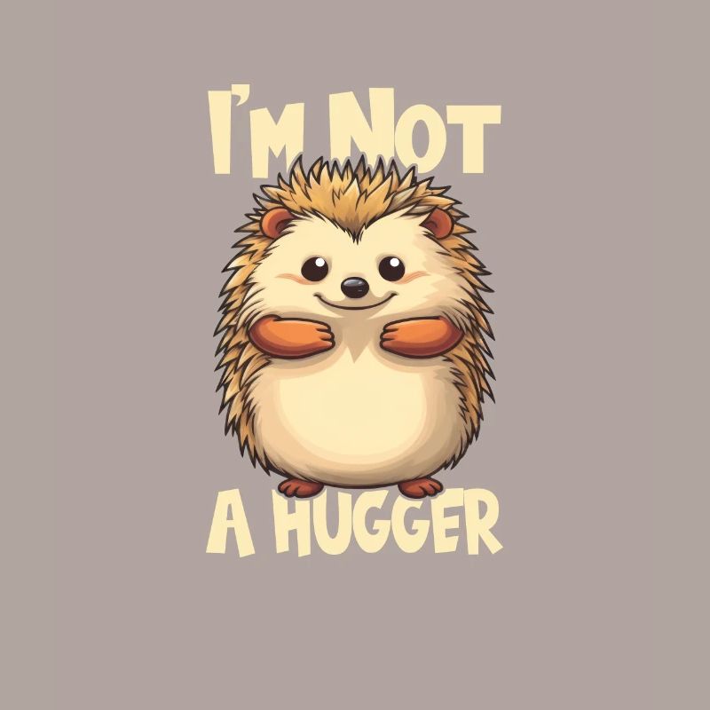 Prickly comic hedgehog