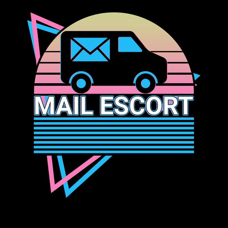 Postdienst Postbote Retro