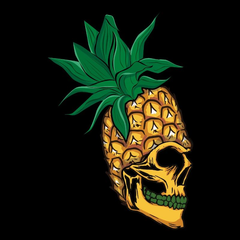 Surf Hello Summer Ananas Dia De Los Muertos