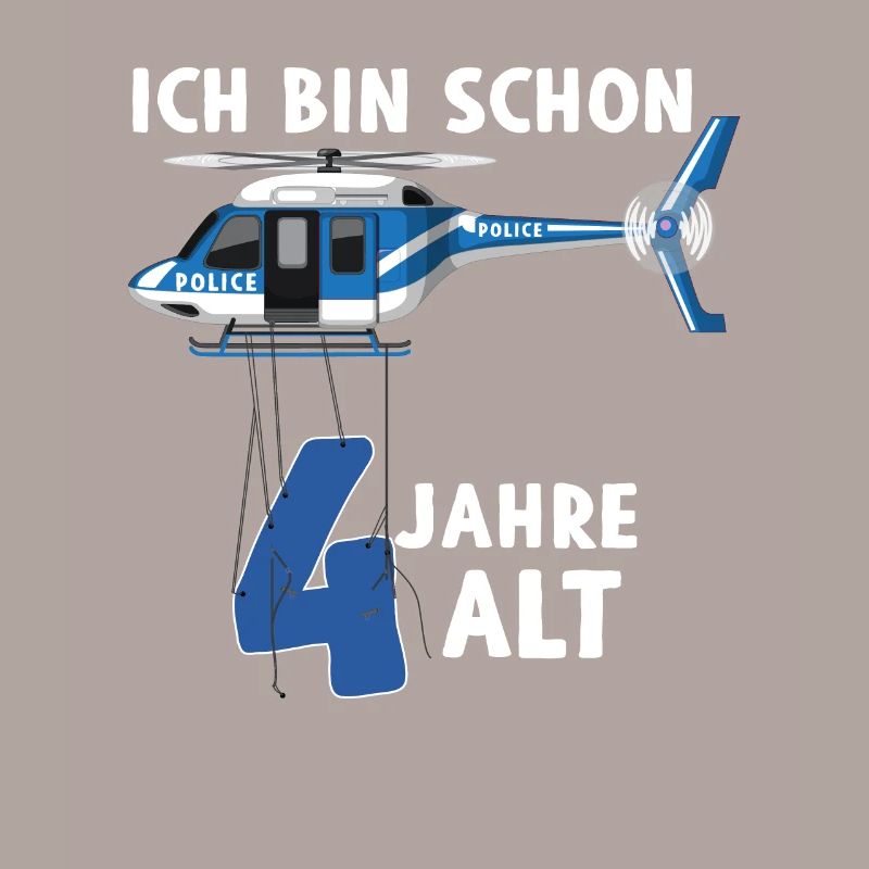 Polizei Hubschrauber 4. Geburtstag
