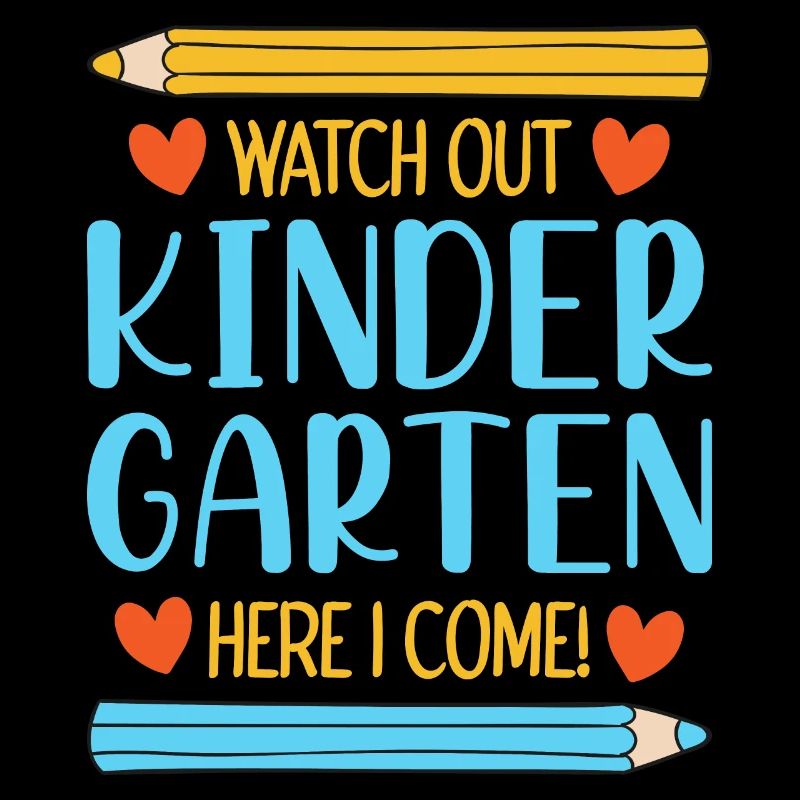 Kindergarten Kindergärtner Lehrer Regenbogenfarben