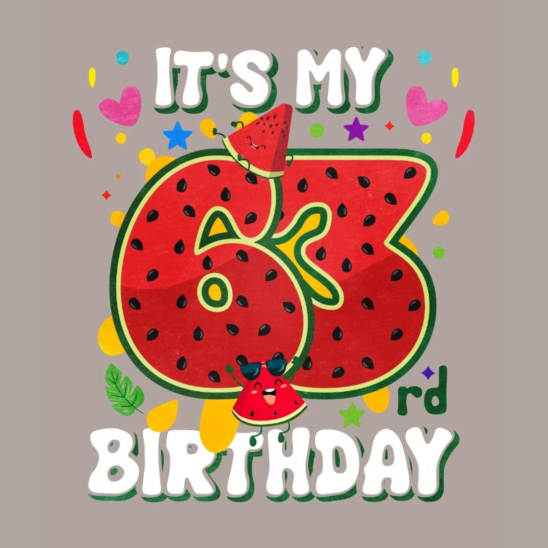 63e anniversaire Pastèque