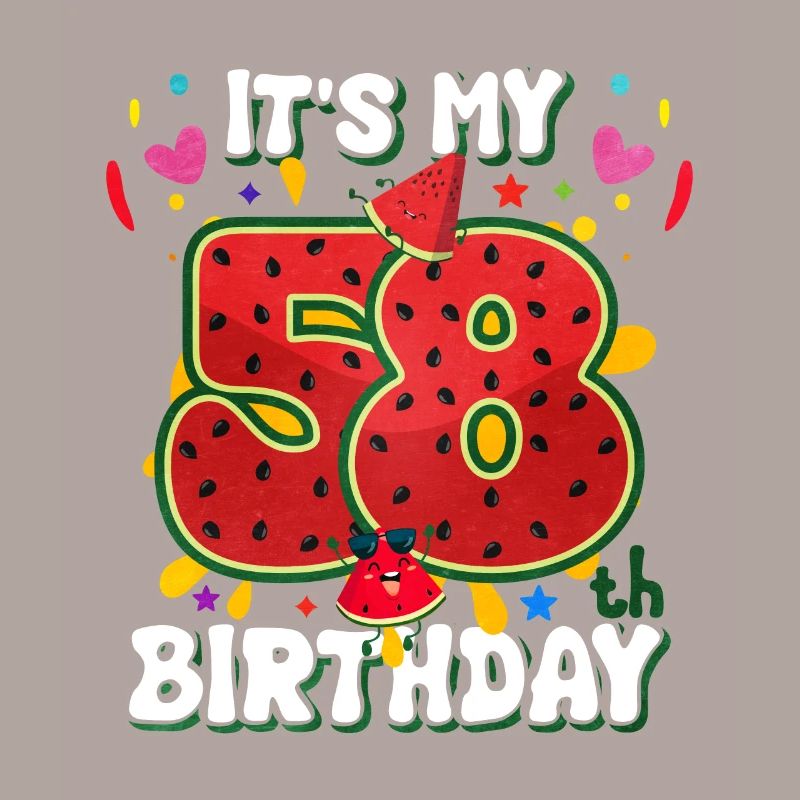 58e anniversaire Pastèque