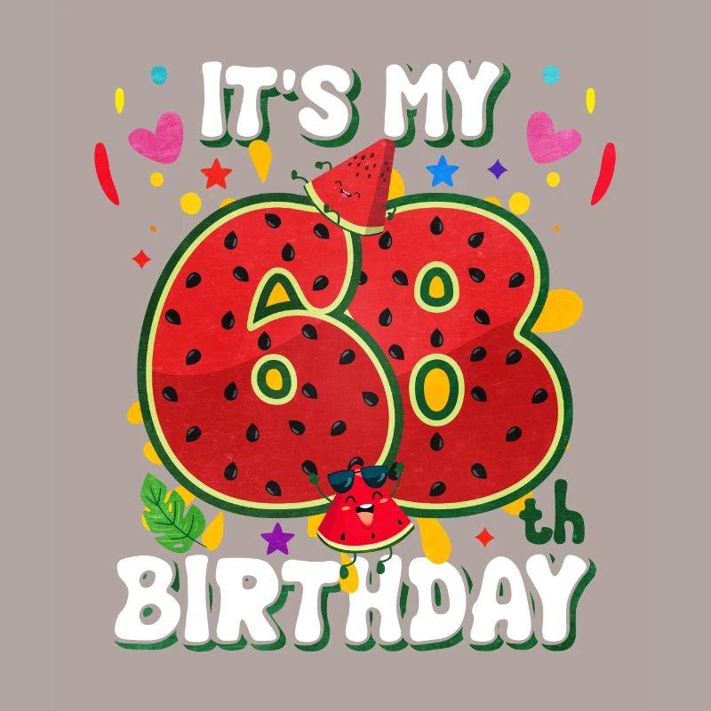68e anniversaire Pastèque