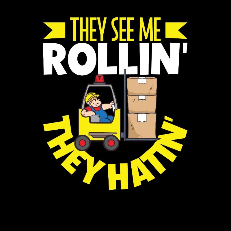 Gabelstaplerfahrer Lager Gabelstapler