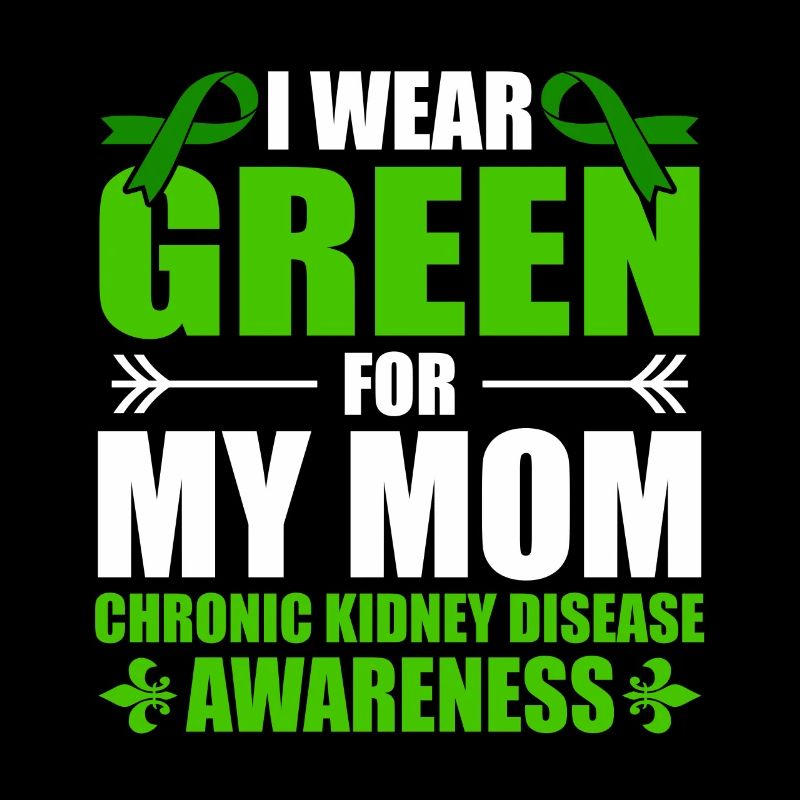 Je porte du vert pour les maladies chroniques de ma mère