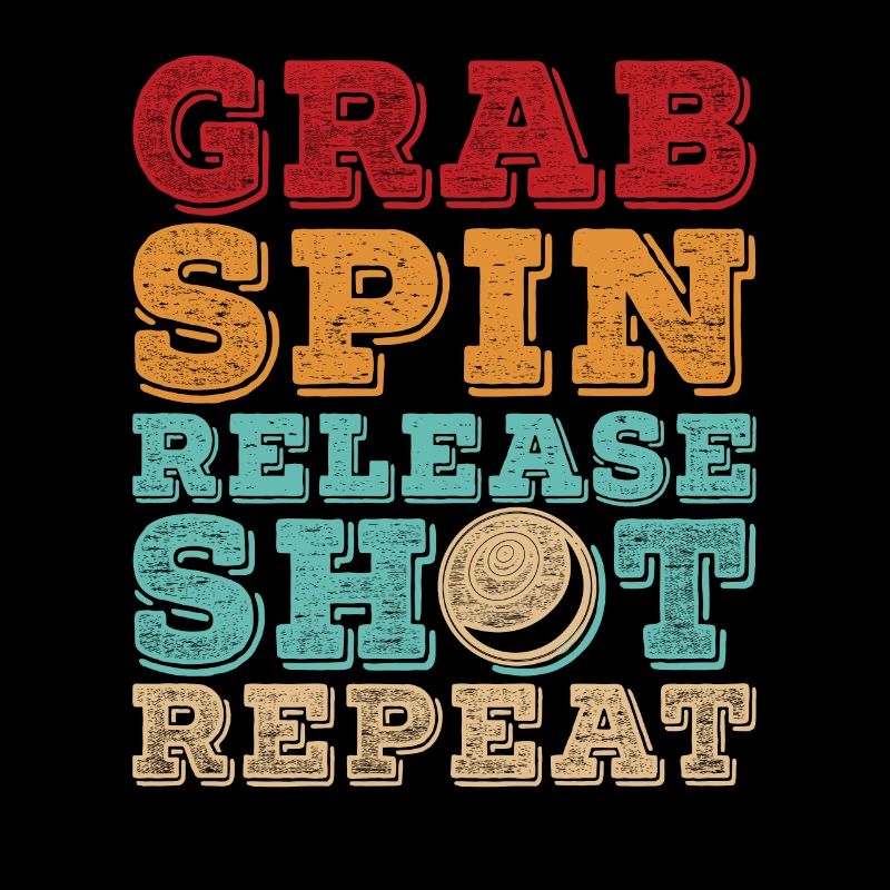 Kugelstoßen Grab Spin Release Sho Repeat