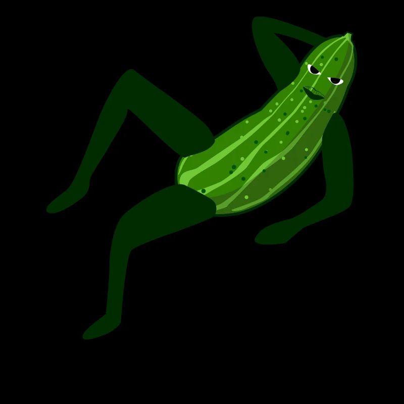 Concombre modèle concombre à la mode