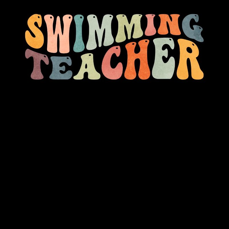 Groovy Swim Instructor Swimmer Swim Coach