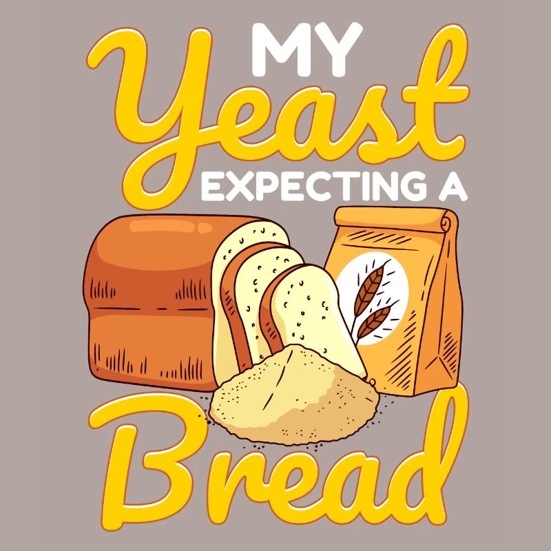 Funny bread baking baker