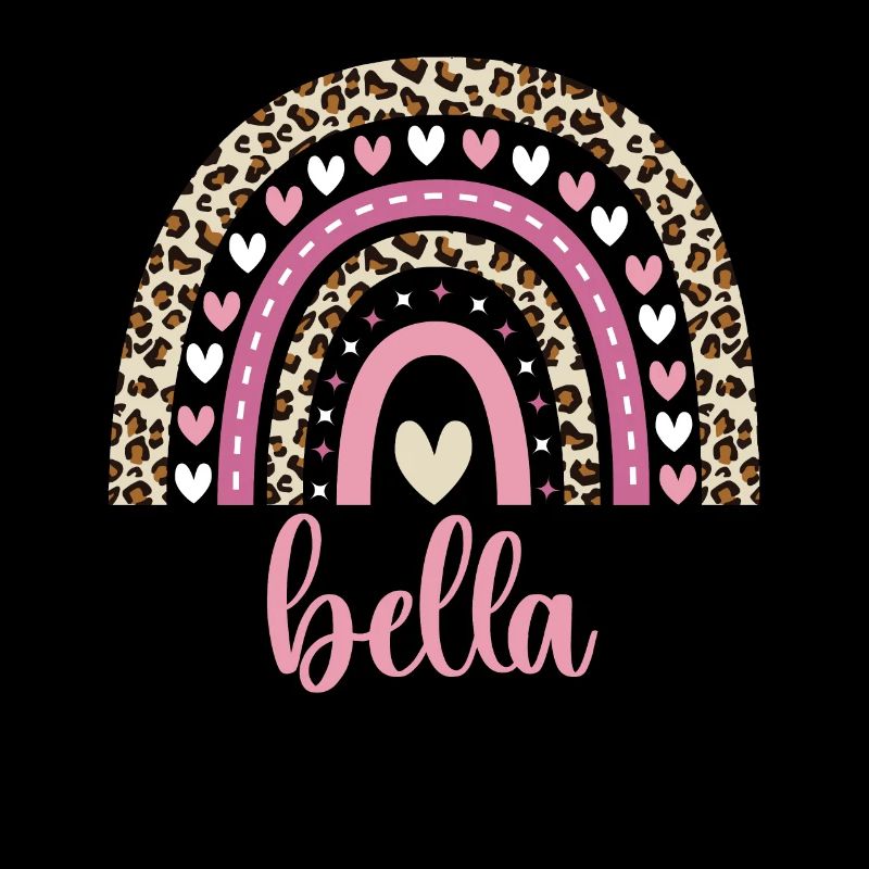 Bella Regenbogen Name Geburtstag Bella