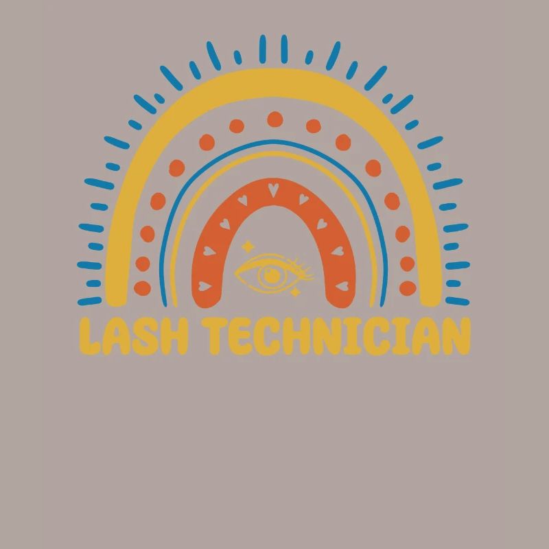 Lash Tech Boho Rainbow