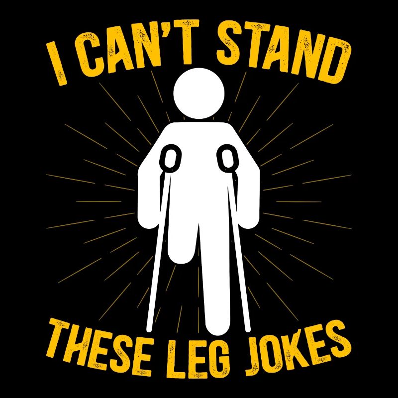 Funny prosthetic leg for amputees
