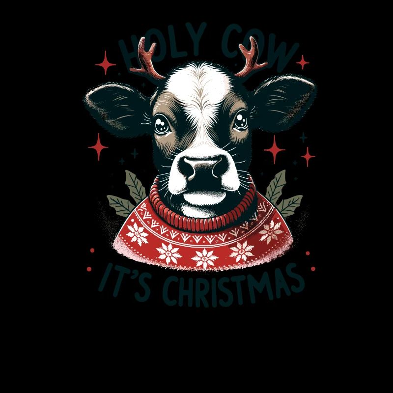 Vache sacrée son Noël I vache de Noël
