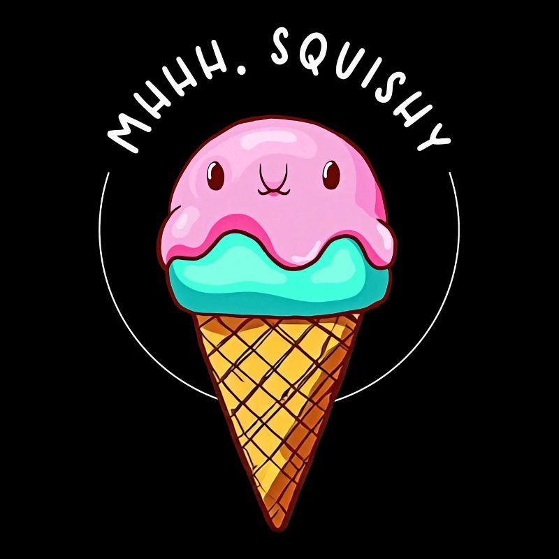 Kawaii Blobfish Ice Squishy Crème glacée