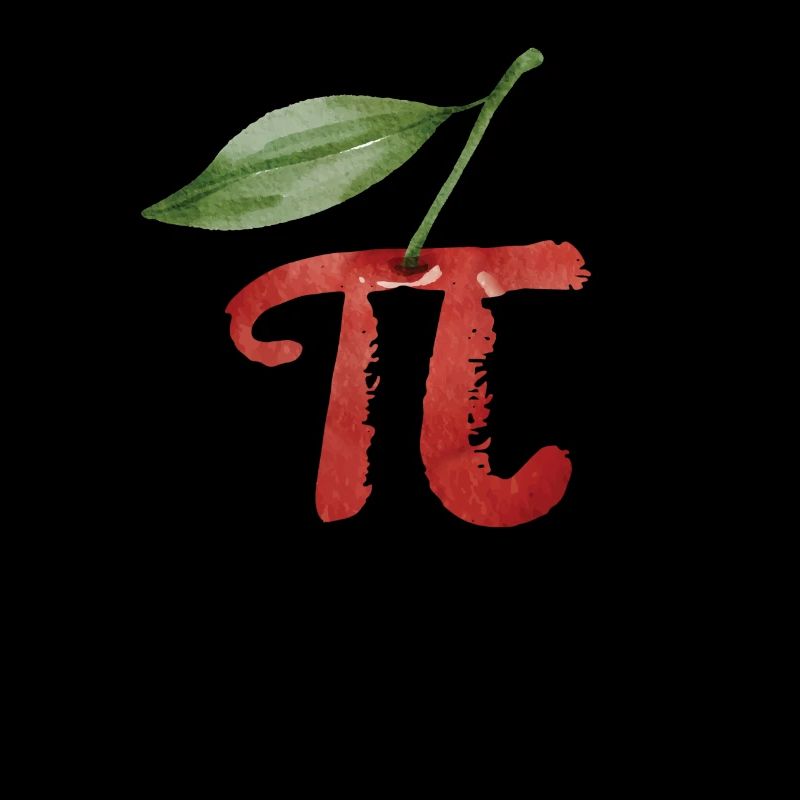 Cherry Pi Day Funny Cake Cherries 3.14 Humor