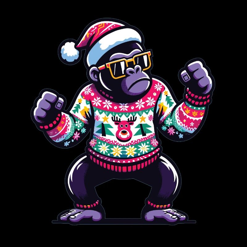Gorilla with sunglasses