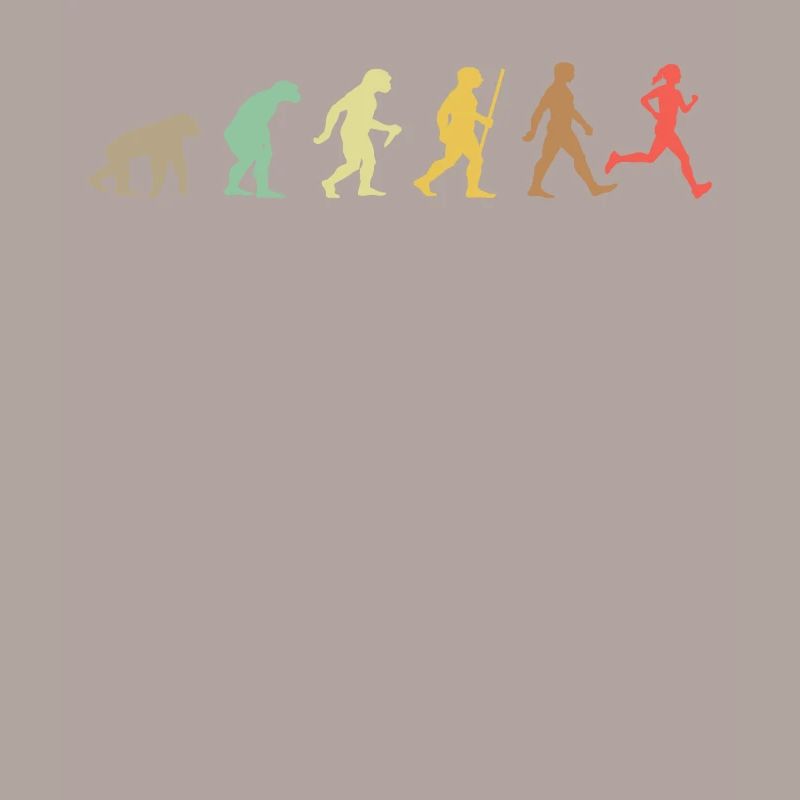 Lauf Retro Running Evolution Funny Runner Marathon
