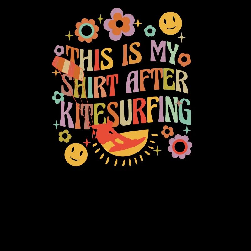 Kitesurf Kiteboard Kitesurfing Vintage Funny