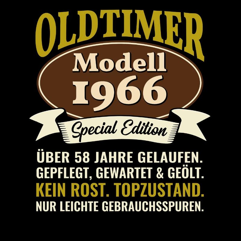 58. Geburtstag Oldtimer Modell 1966 58 Jahre