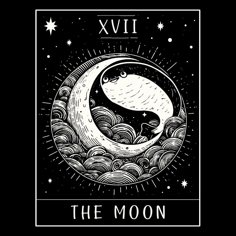 Carte de Tarot Sacabambaspis poisson Meme lune