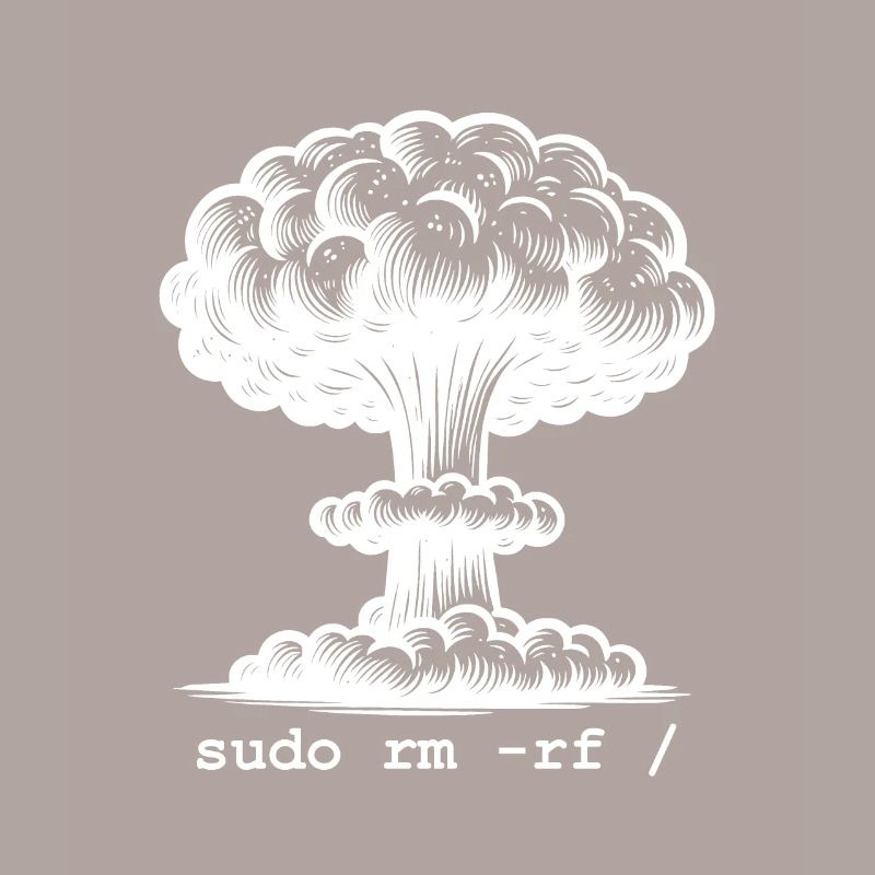 Linux Funny Linux Command Sudo RM RF pour Homme