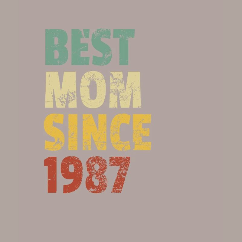 Beste Mutter seit 1987 Muttertags-Slogan-Zitat