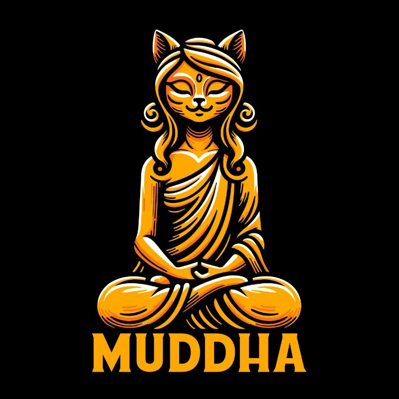 Mama Mutter Katzenbuddha Muddha