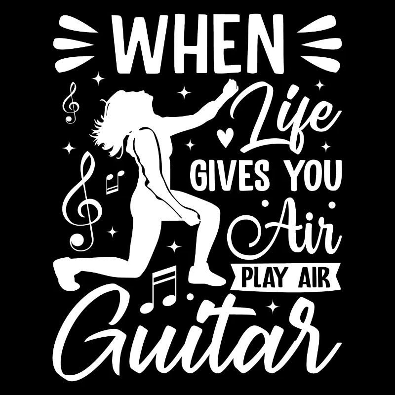 Wenn das Leben dir Luft gibt, spiel Luftgitarre Lu