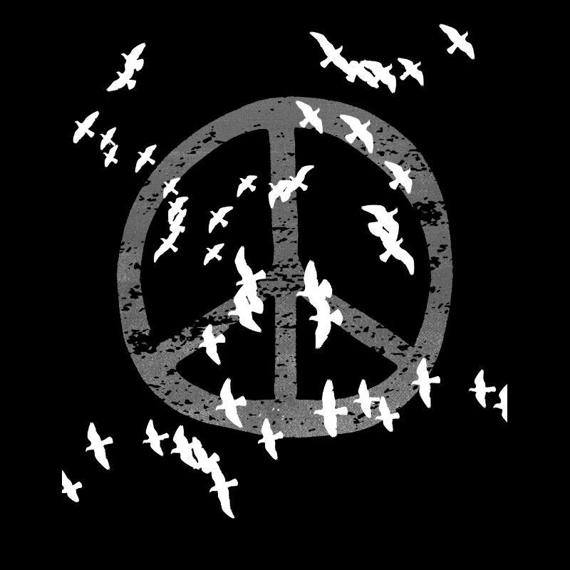 Frieden, Peace, weiße Tauben