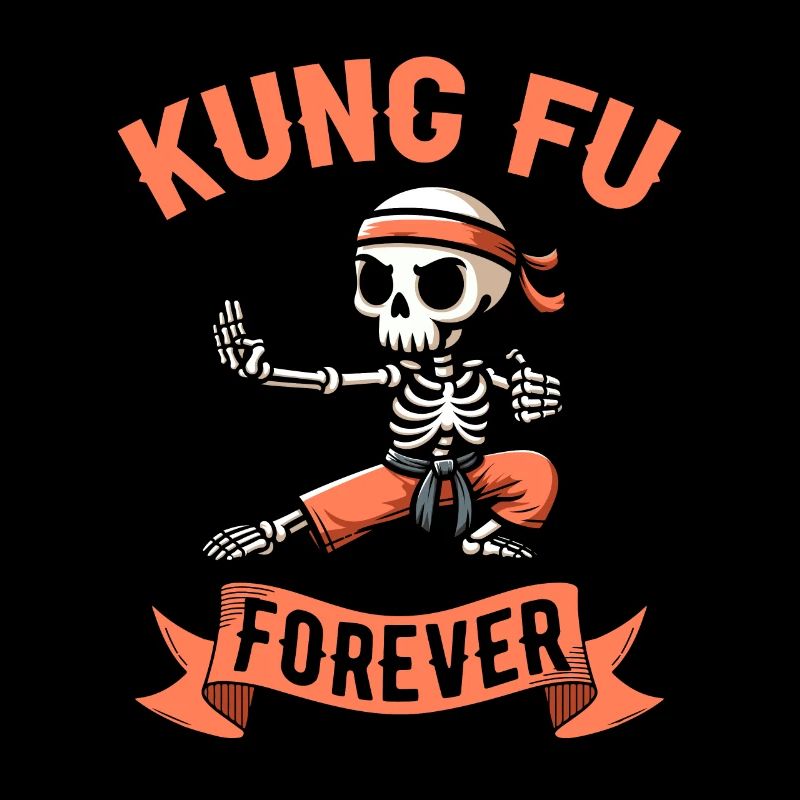 Kung Fu Skeleton