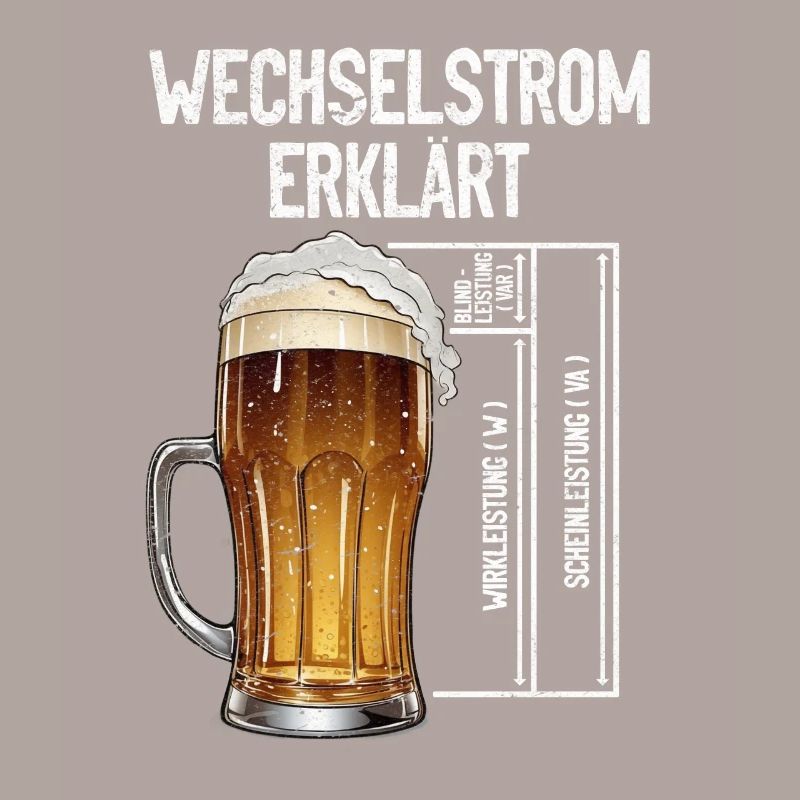 Wechselstrom erklärt Bier Elektriker Technik