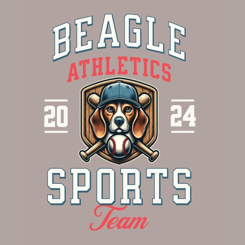 Baseball 2024 Beagle Sport - Einzigartiger Beagle