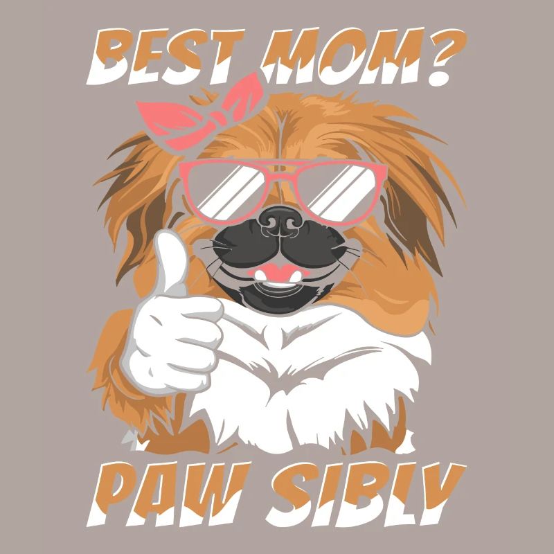 Pekingese Mutter Best Mom Pawsibly
