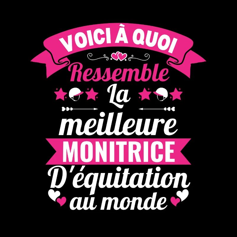 Monitrice D'équitation Humour Monitrice Passionné