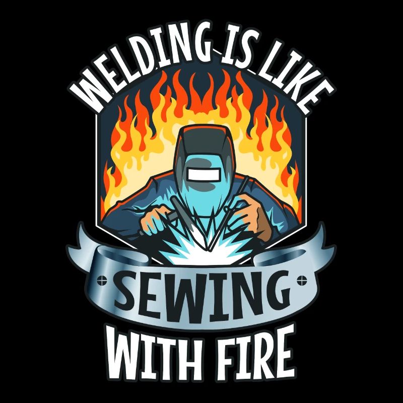 Welding is like sewing with fire